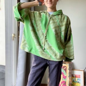 Abacaxi jungle tie dye hoodie